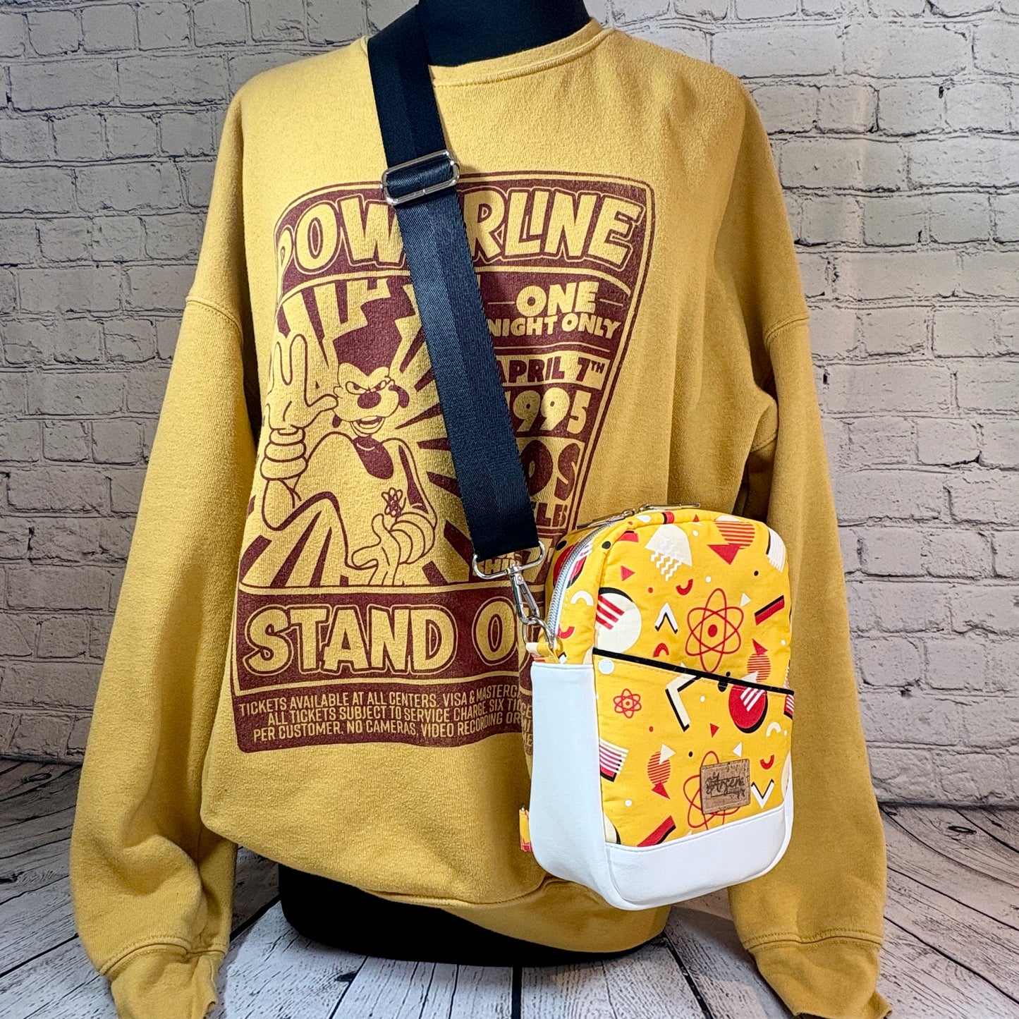 FFCo x AC - Yellow Powerline Convertible Crossbody Sling Bag