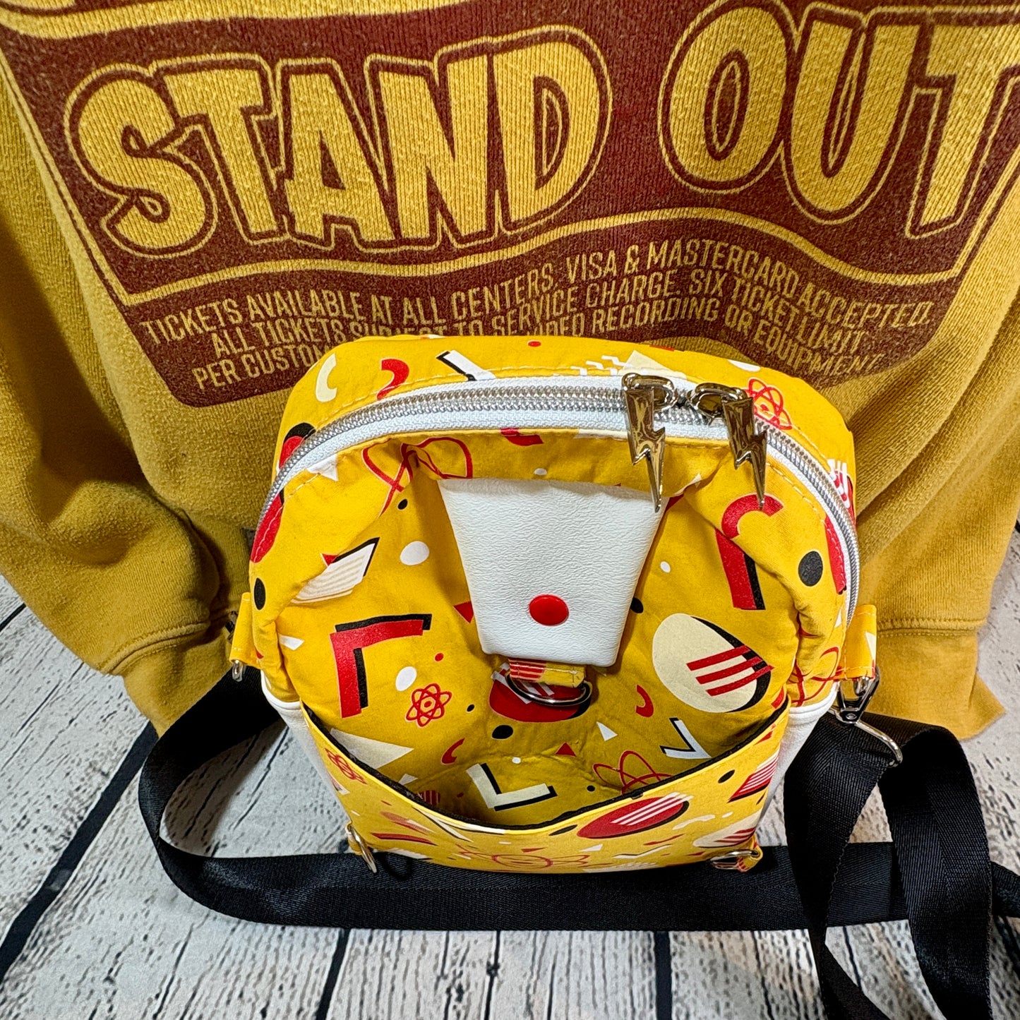 FFCo x AC - Yellow Powerline Convertible Crossbody Sling Bag
