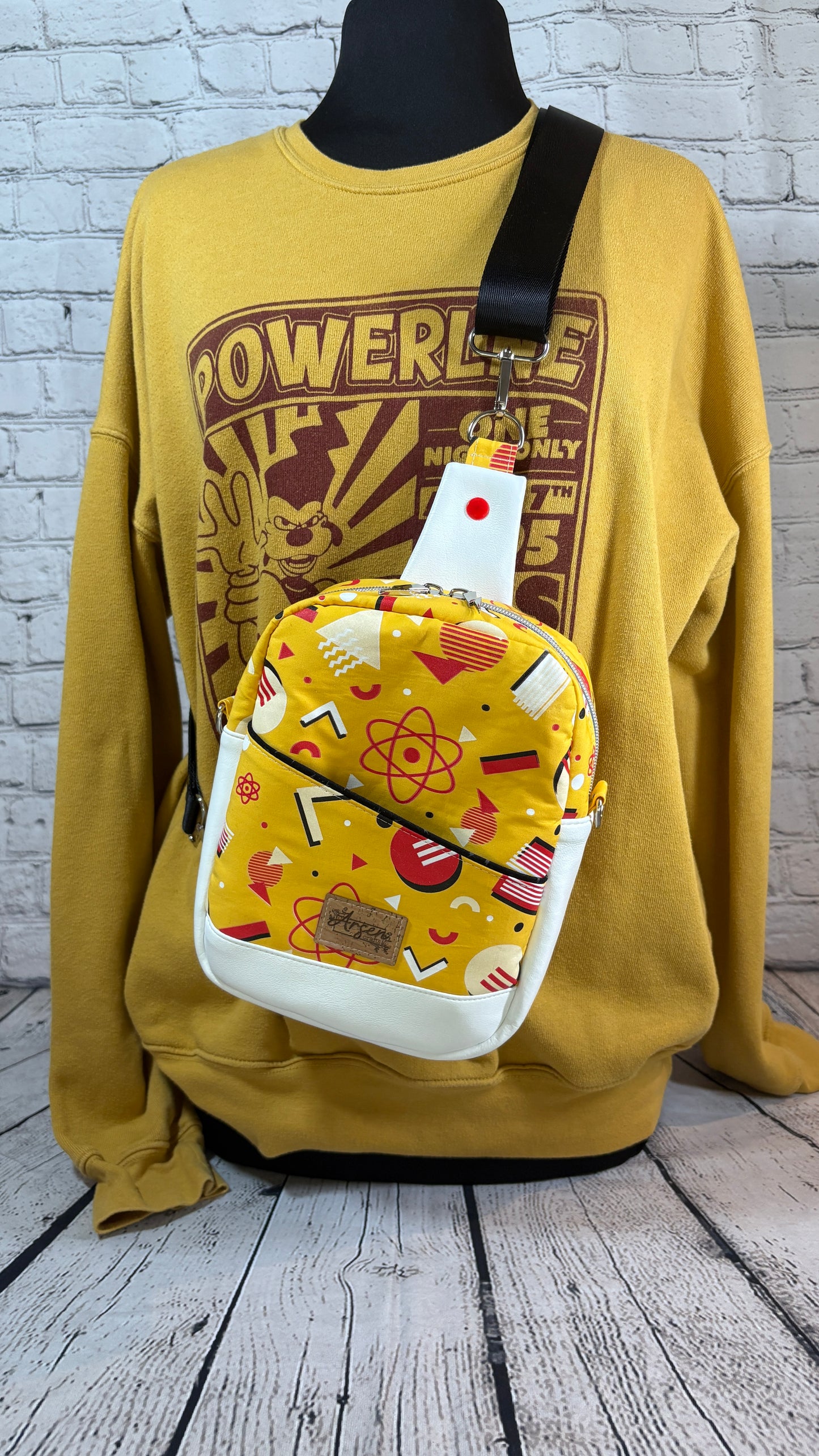 FFCo x AC - Yellow Powerline Convertible Crossbody Sling Bag