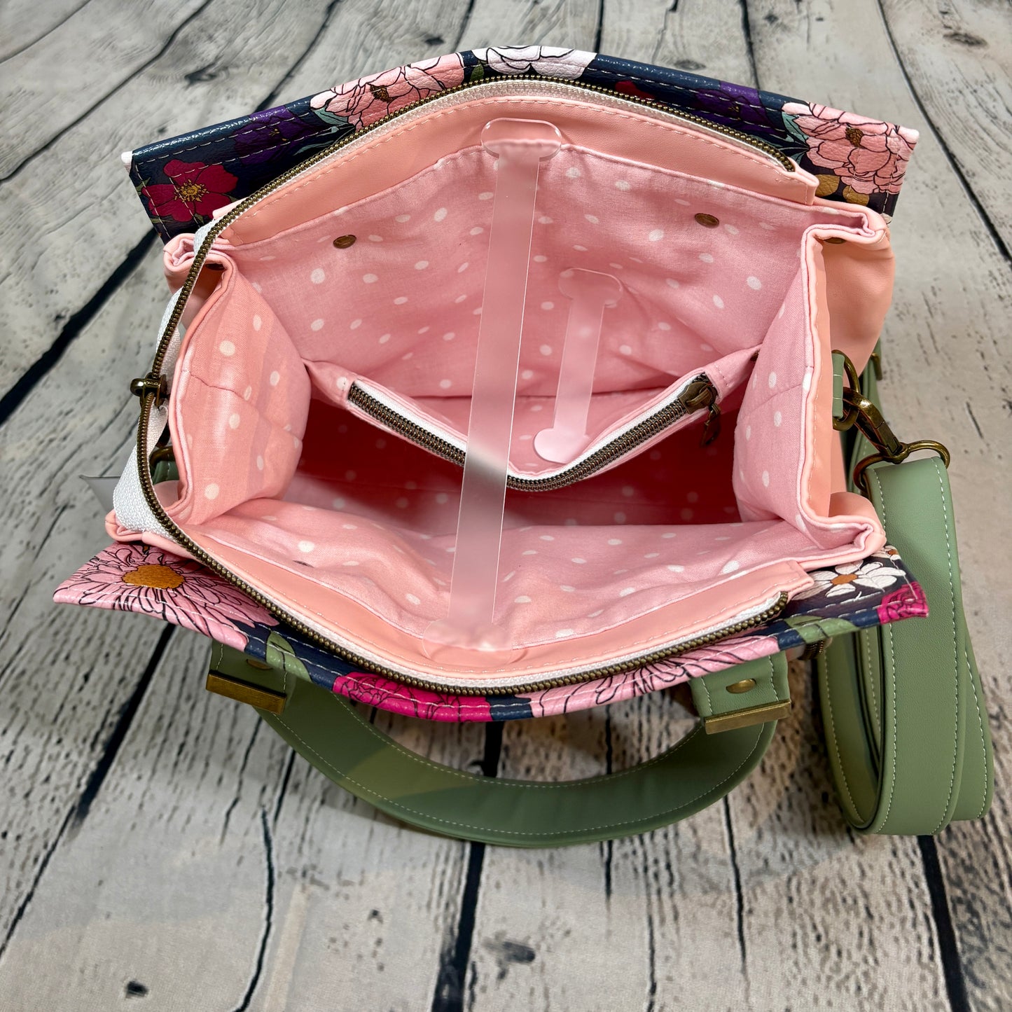 Floral Vadon Handbag with Crossbody Strap