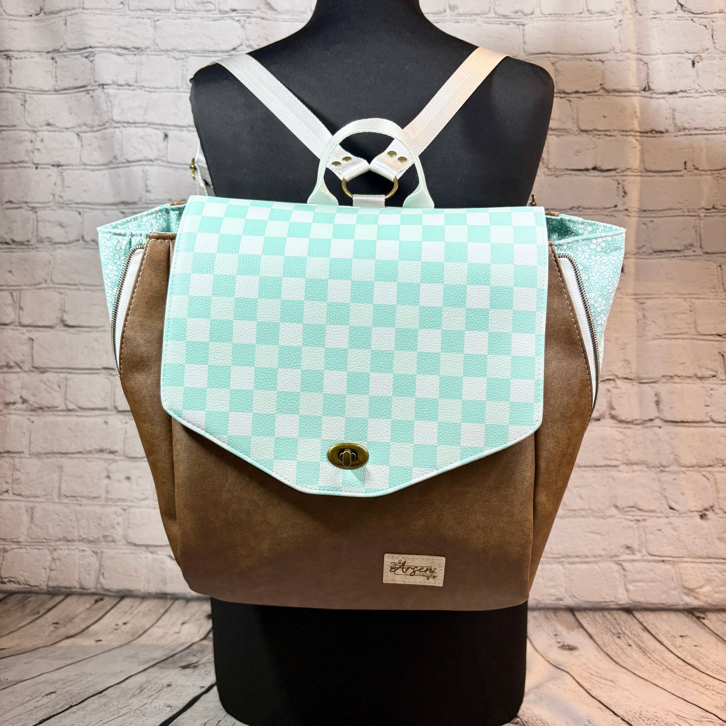 Aqua Check Siah Sidekick Backpack