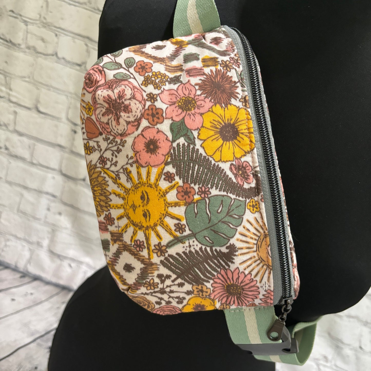 Boho Floral Crossbody Bag