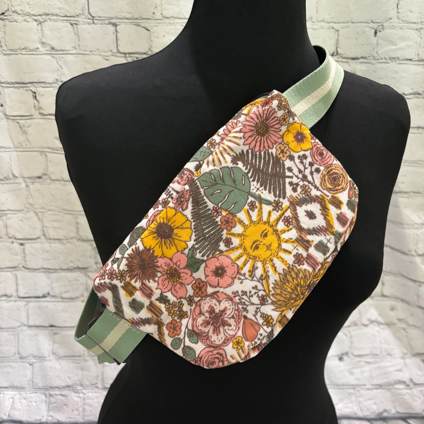 Boho Floral Crossbody Bag