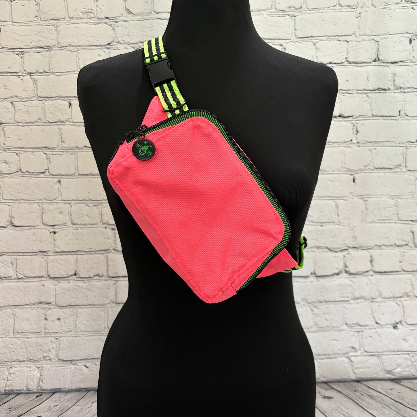 Neon Nylon Crossbody Bag