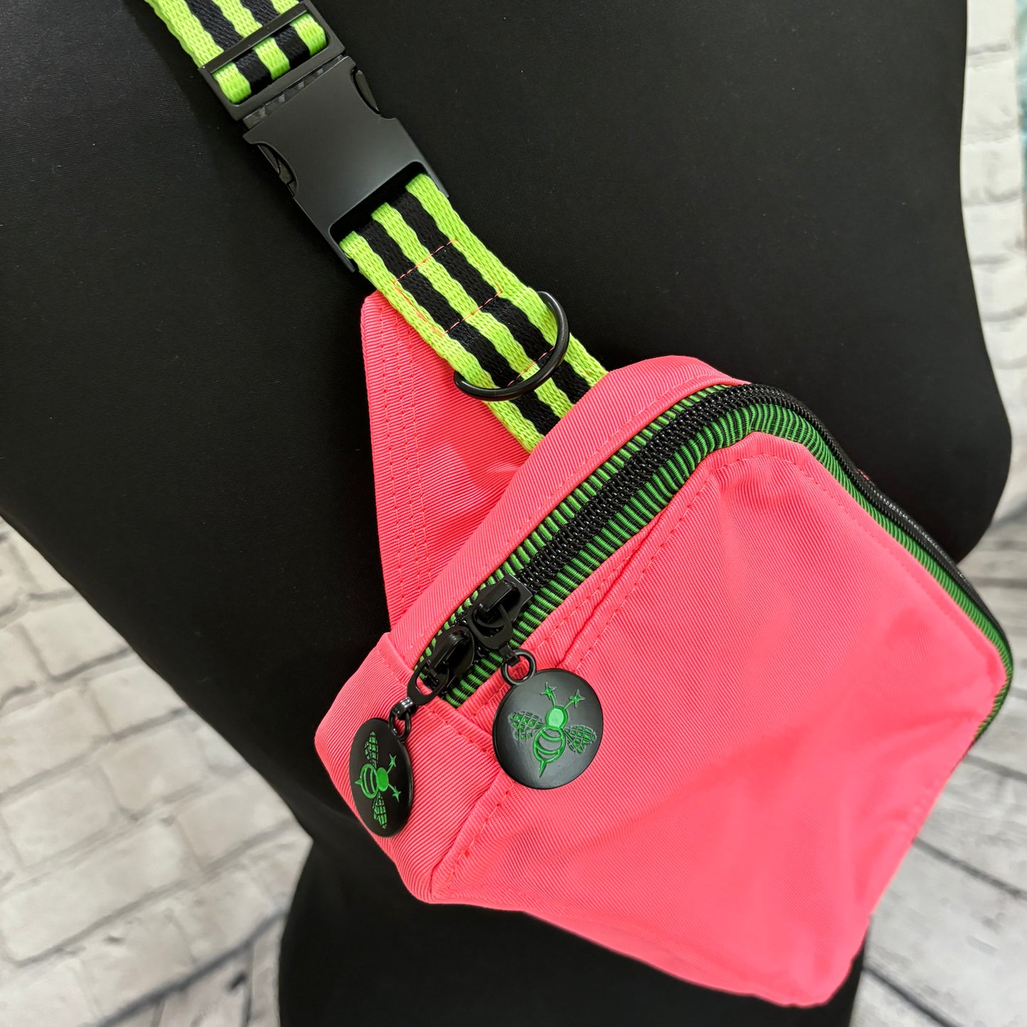 Neon Nylon Crossbody Bag