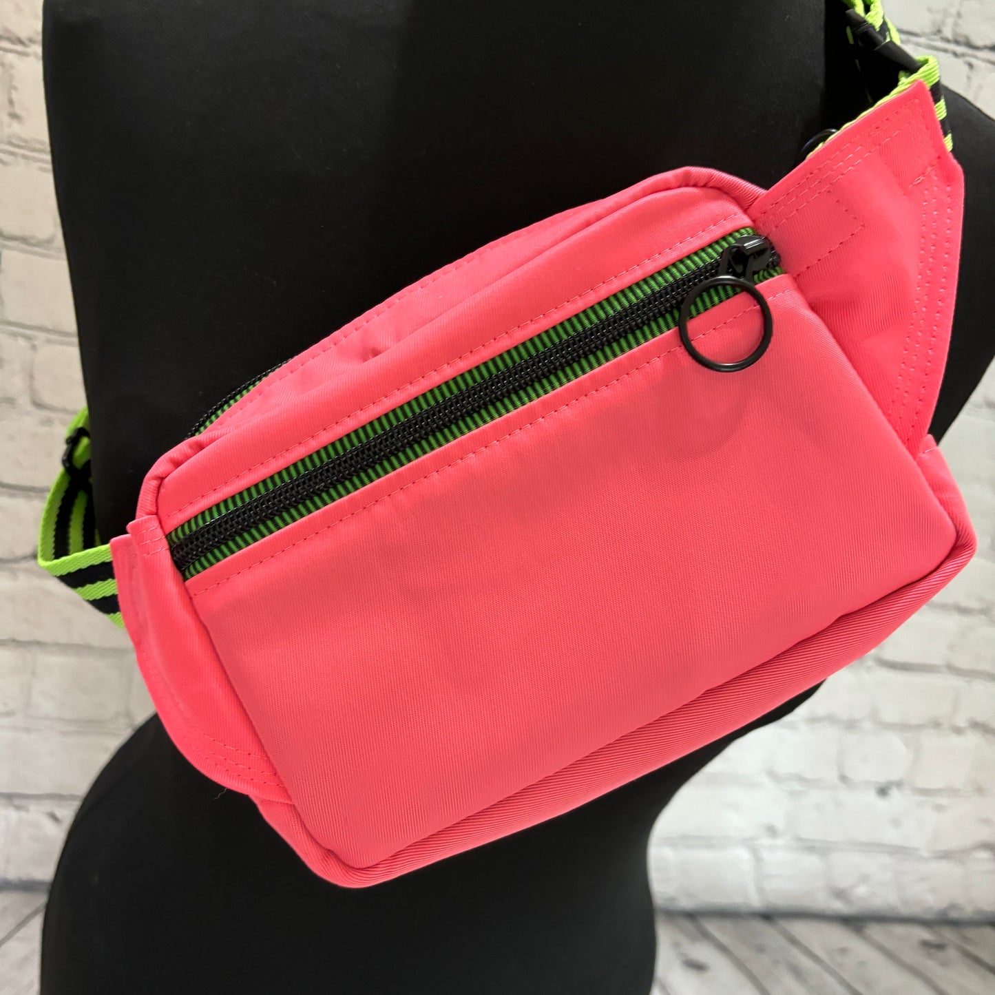 Neon Nylon Crossbody Bag