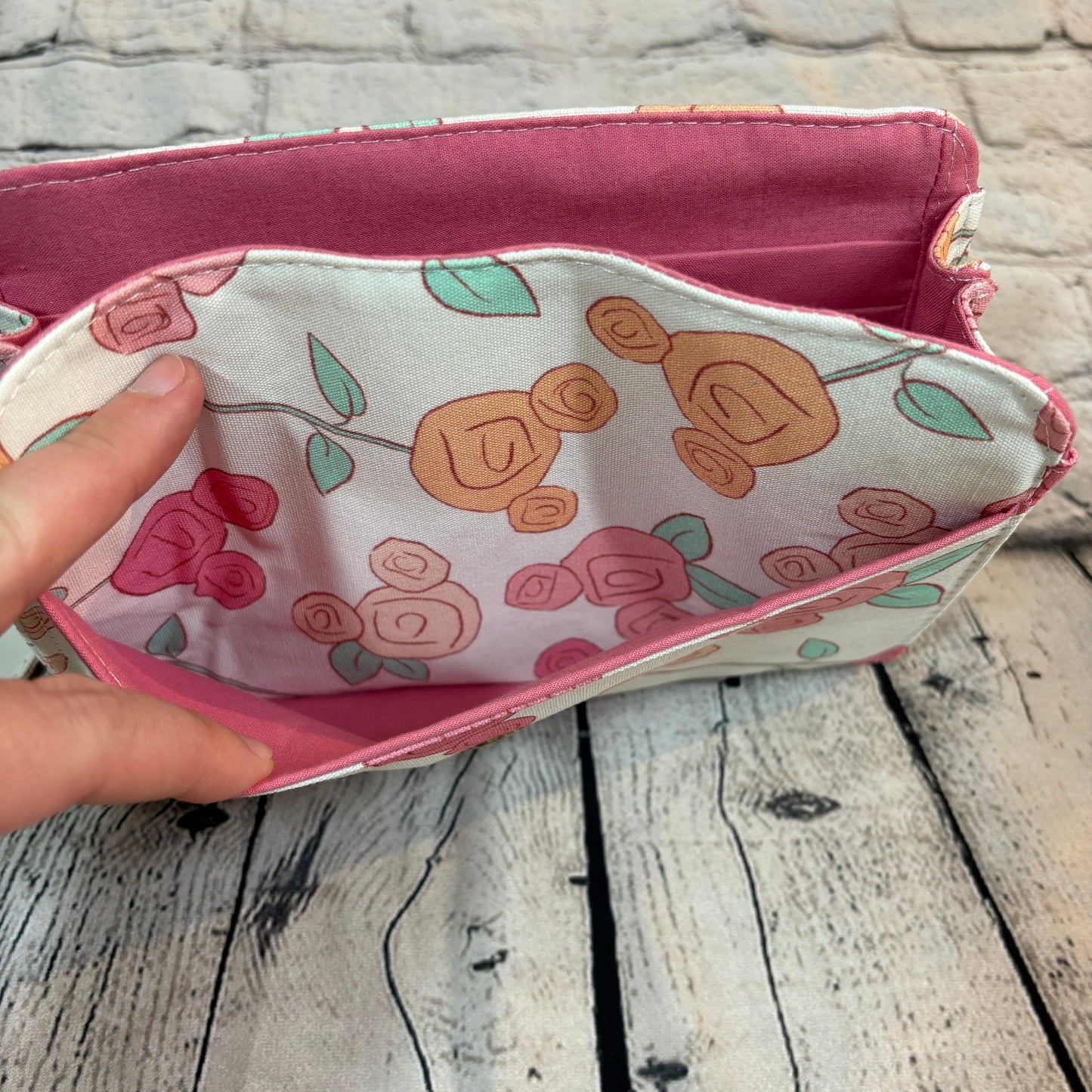 Floral Mouse Wristlet Wallet