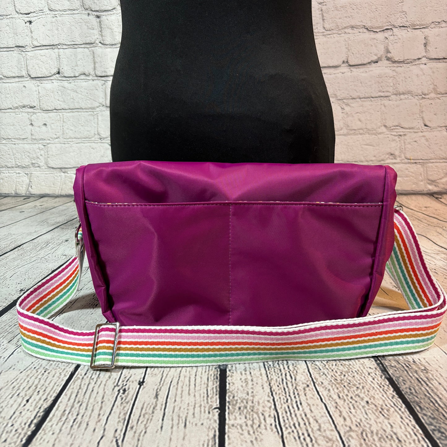 Magenta Nylon Sedona Crossbody