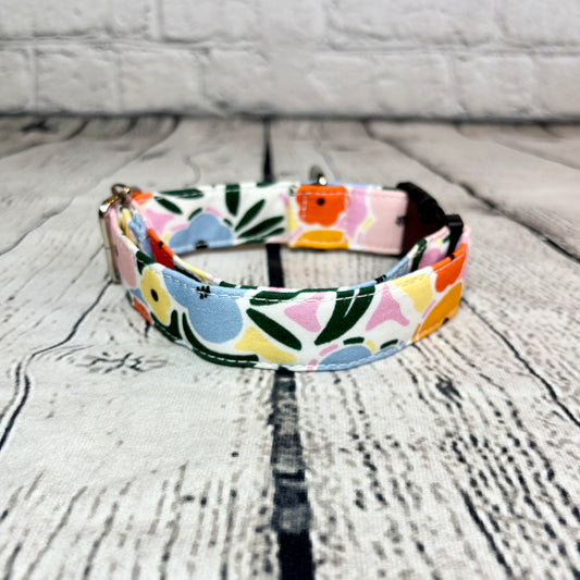 Pet Collar - Floral Brights