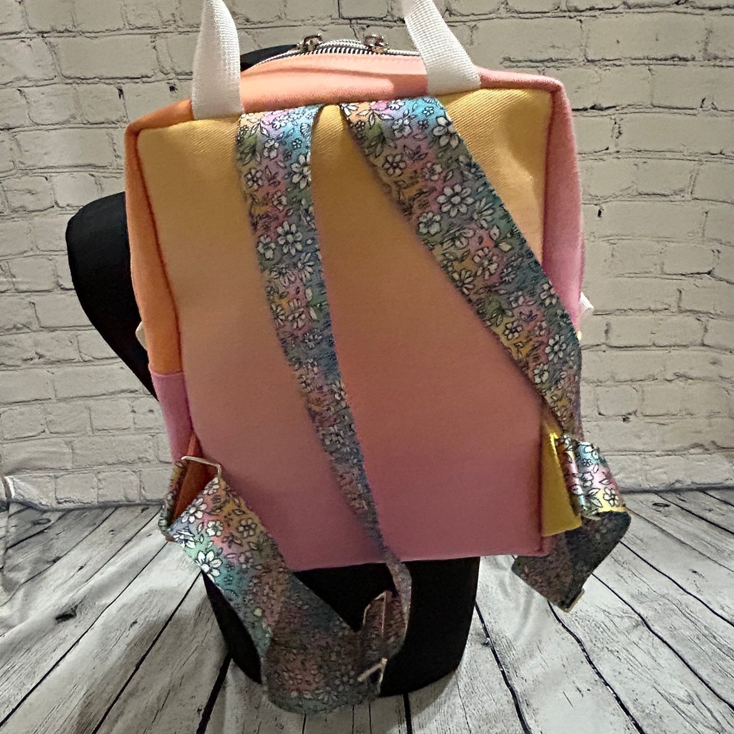 Pastel Denim Mini Backpack