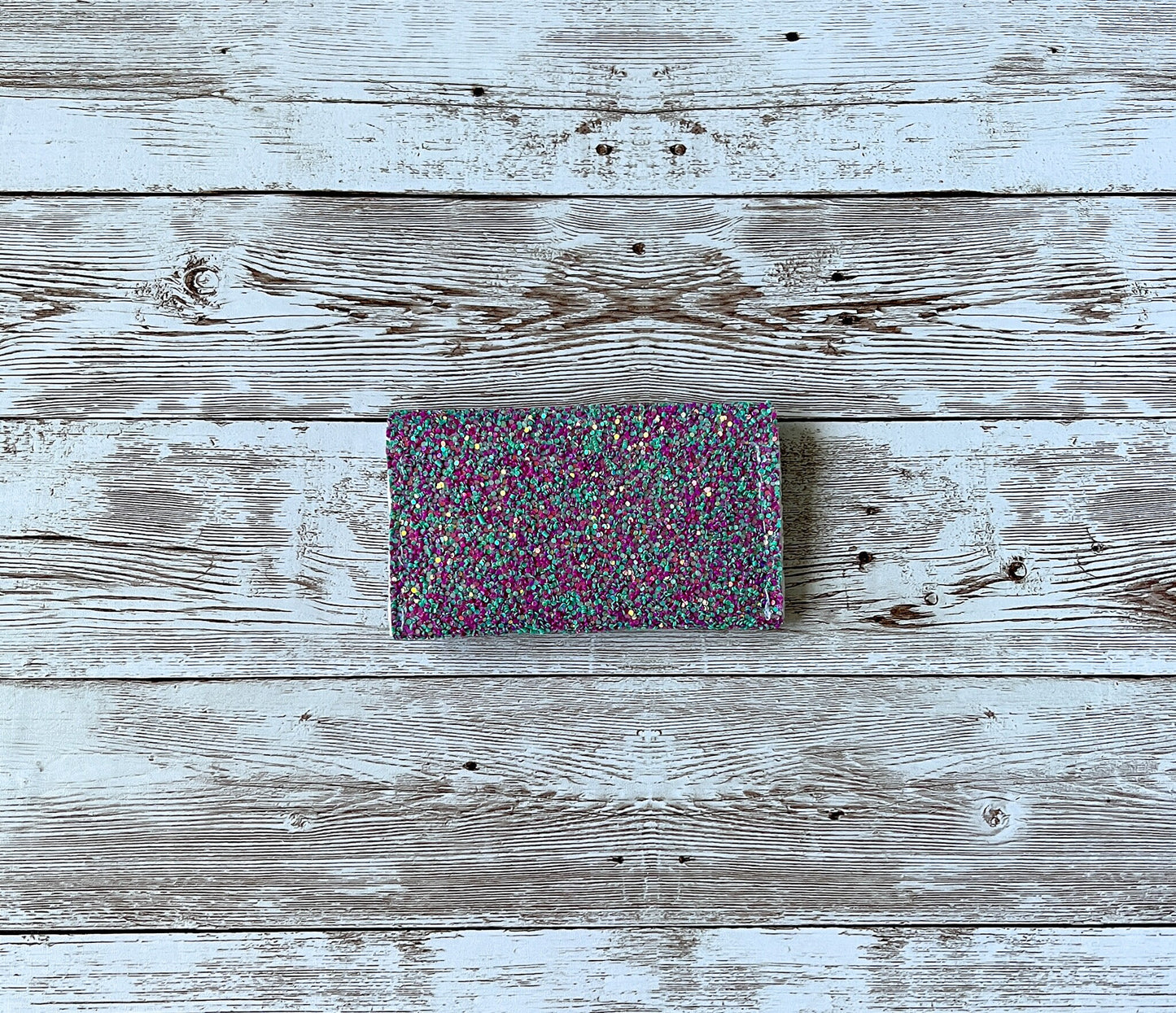 Mermaid Glitter Three-Pocket Card Wallet