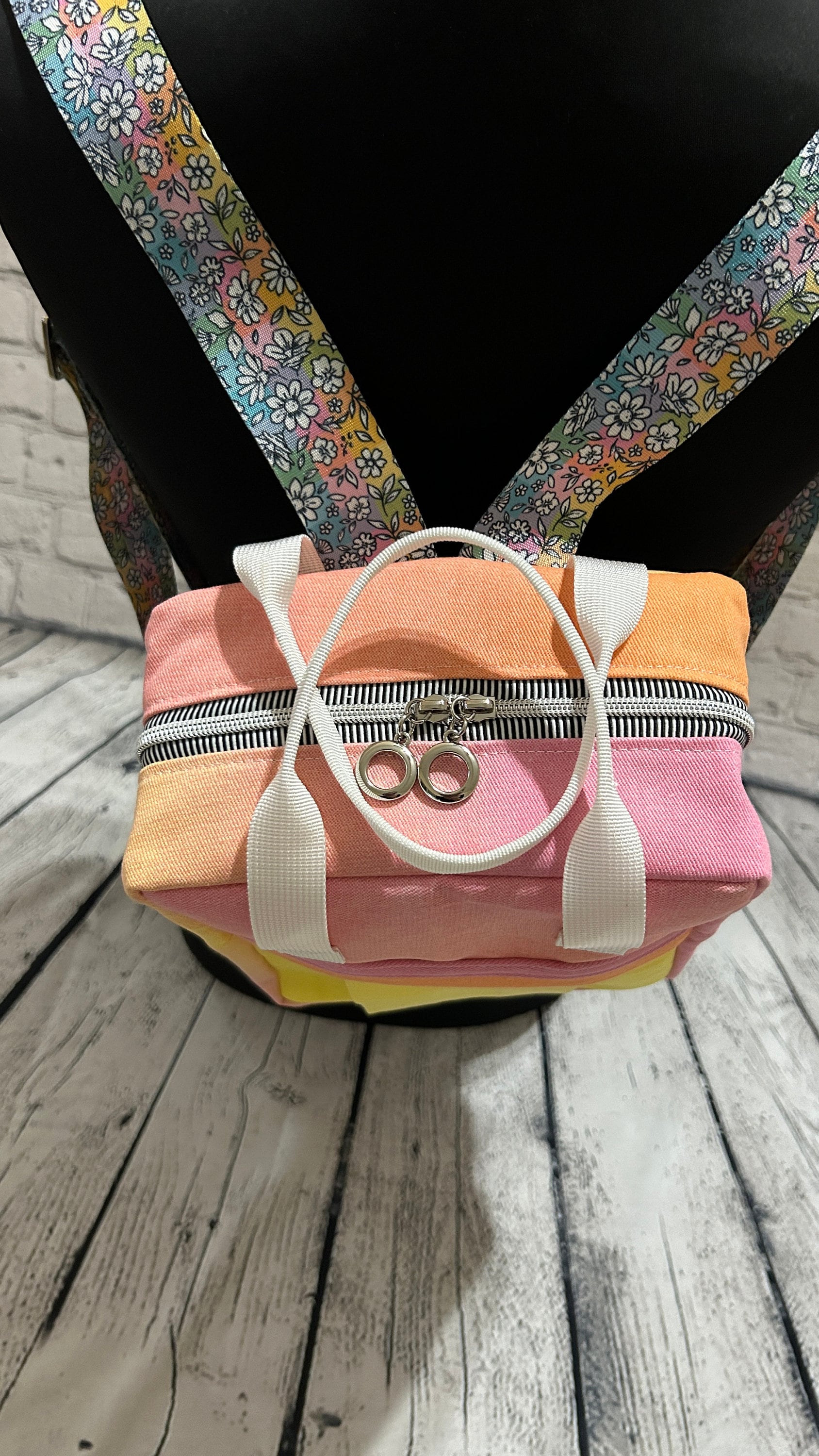 Pastel Denim Mini Backpack