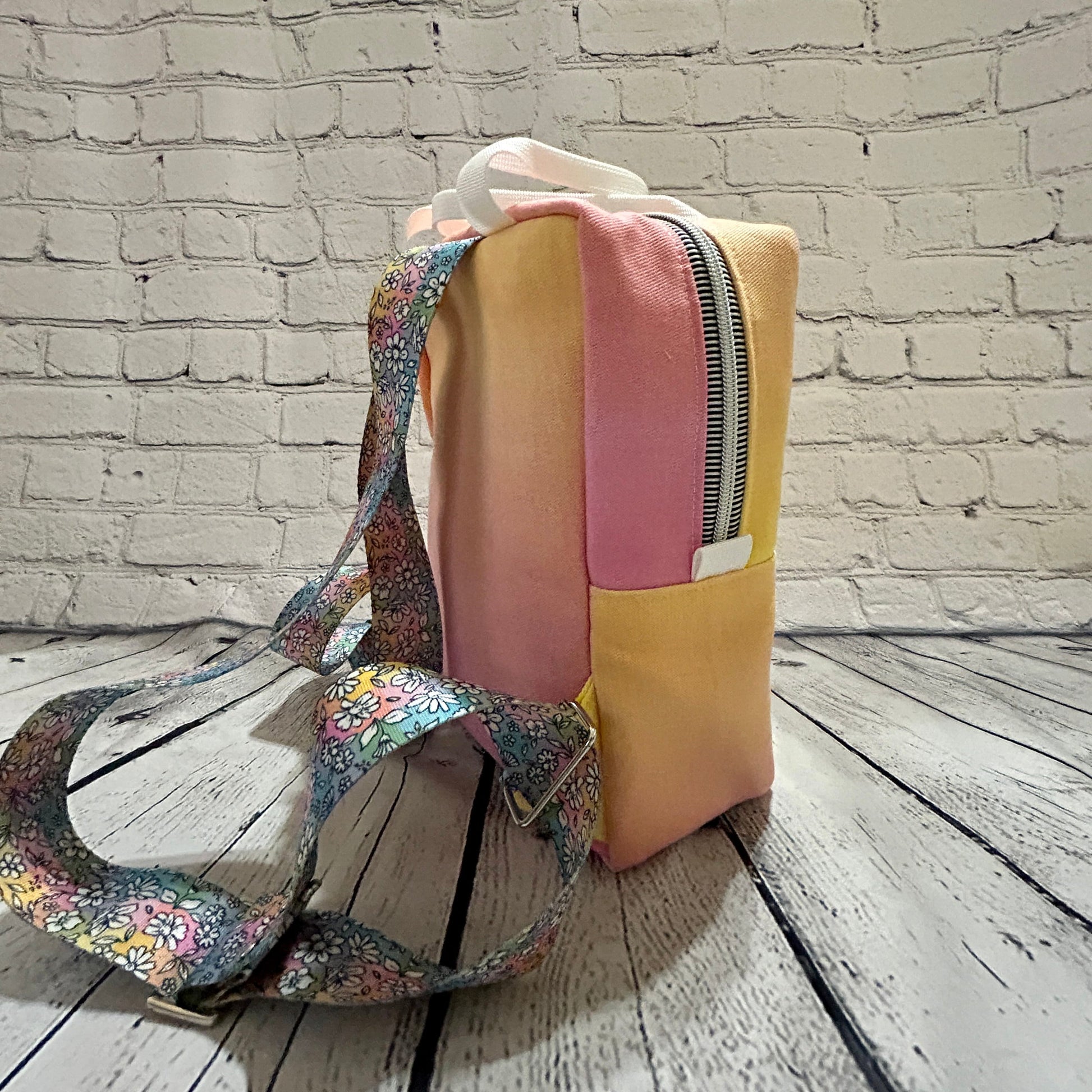 denim mini backpack Pastel Denim Mini Backpack